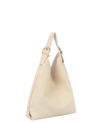 New Fashion Buckle Hobo Bag JY-0505 CREAM